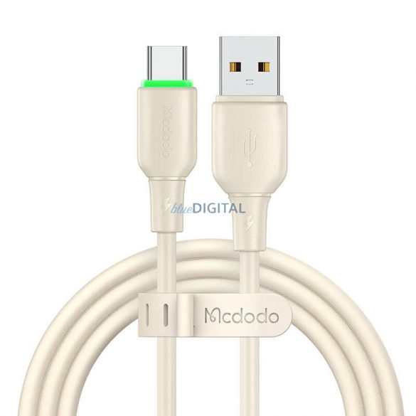 Cablu USB la USB-C Mcdodo CA-4750 Iluminare LED 1,2 m (bej)