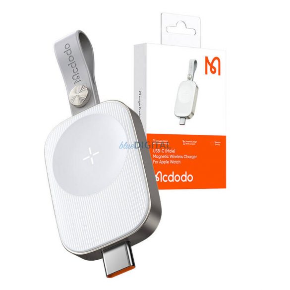 Mcdodo CH-4992 Încărcător magnetic pentru Apple Watch cu conector USB-C - alb