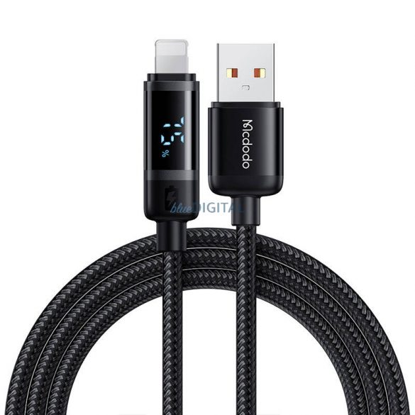 Cablu USB-A Lightning Mcdodo CA-5000, 1,2 m (negru)