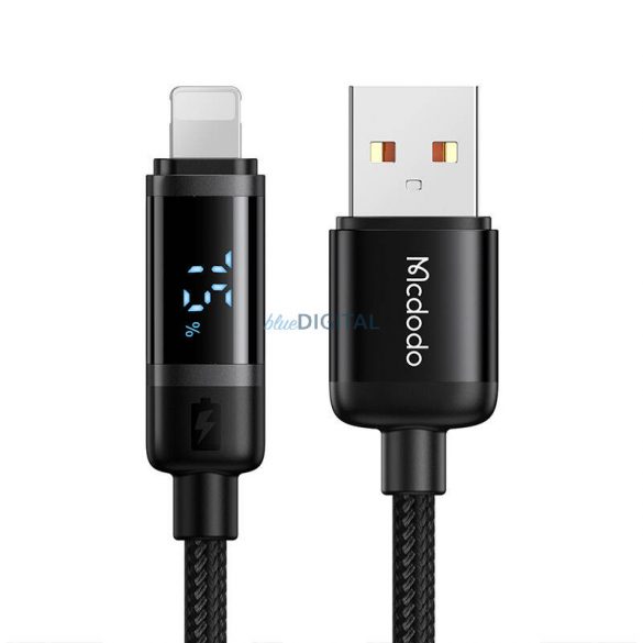 Cablu USB-A Lightning Mcdodo CA-5000, 1,2 m (negru)