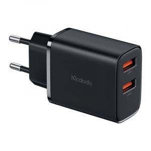 Mcdodo CH-5070 USB-A*2 încărcător de rețea, 12 W (negru)