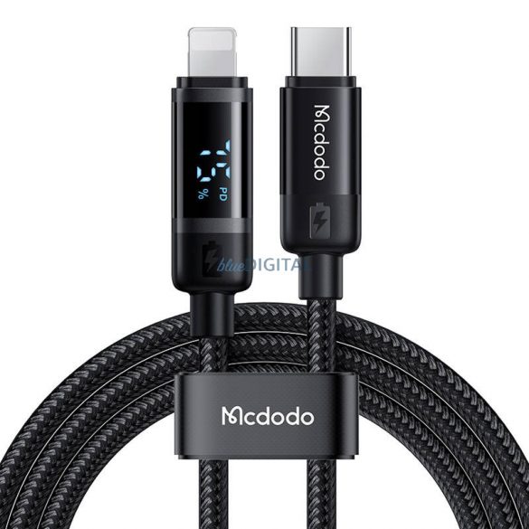 Cablu Lightning Mcdodo CA-5210 USB-C, 36 W, 1,2 m (negru)