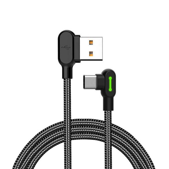 Cablu USB la USB-C Mcdodo CA-5280 LED, 0.5m (negru)