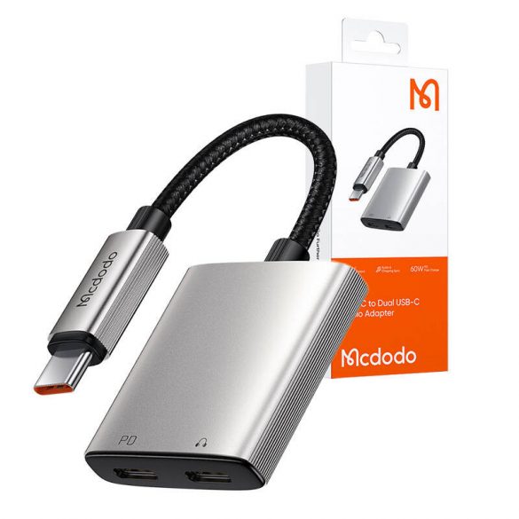 Adaptor audio 2 în 1 Mcdodo CA-5570 2 în 1 USB-C la 2x USB-C