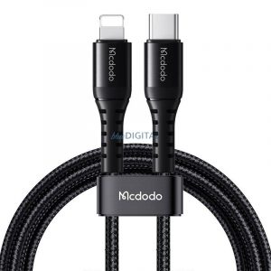 Mcdodo CA-5630 Type-C - Cablu Lightning 36W 0.2m - negru