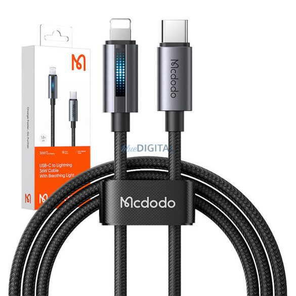 Mcdodo CA-5710 Cablu Type-C - Lightning 36W 3A 1.2m - negru