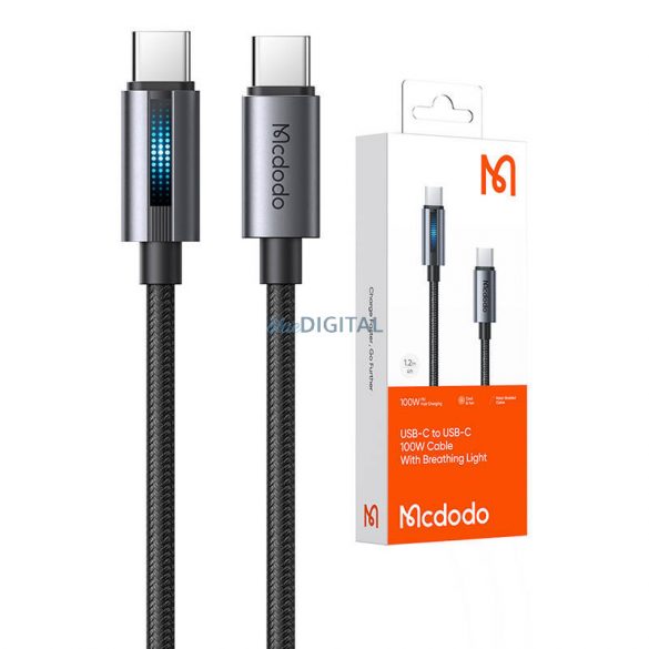 Mcdodo CA-5740 Tip-C - Cablu tip-C 100W 5A 1.2m - negru