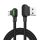 Mcdodo CA-5280 Cablu LED USB către Micro USB, 0,5 m (negru)