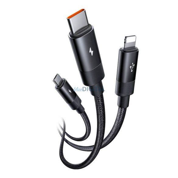 Cablu USB 3 în 1 USB-C / Lightning / Micro USB, Mcdodo CA-5790, 3,5 A, 1,2 m (negru)