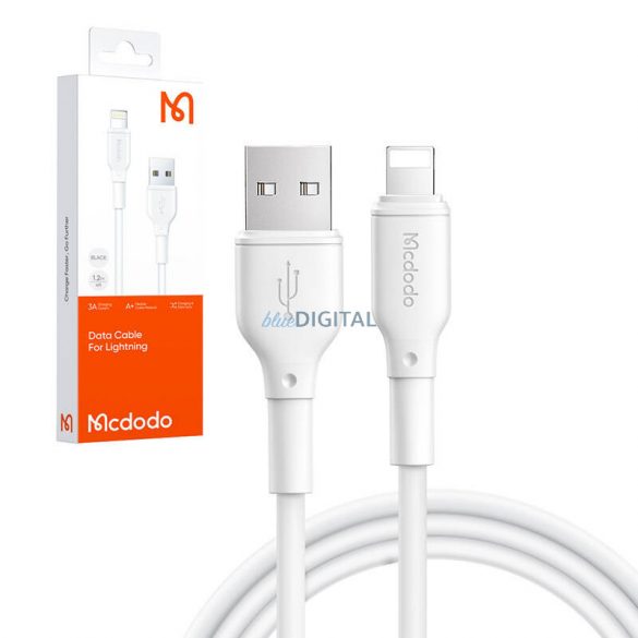 Mcdodo JCA-7270 Cablu USB-A - Lightning 3A 1.2m - alb