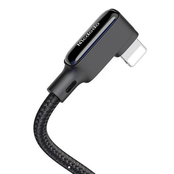 Cablu USB la Lightning, Mcdodo CA-7300, în unghi, 1,8 m (negru)