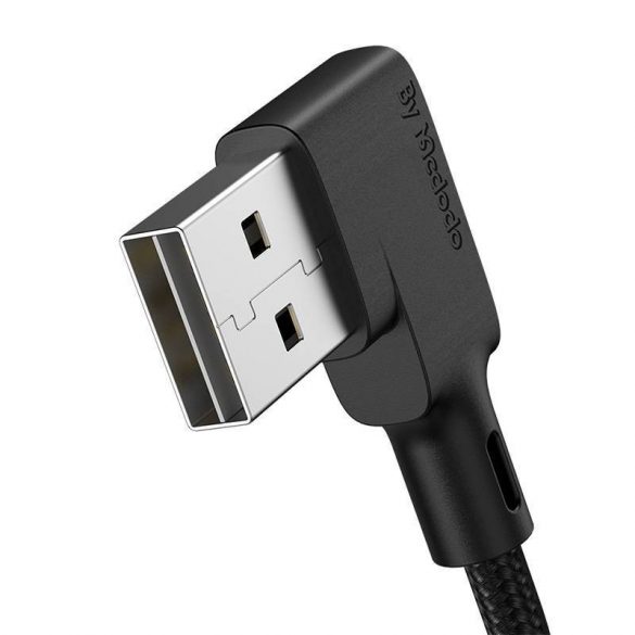 Cablu USB la USB-C, Mcdodo CA-7310, unghiular, 1,8 m (negru)