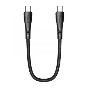 Mcdodo CA-7640 Cablu USB-C la USB-C, PD 60W, 0.2m (negru)