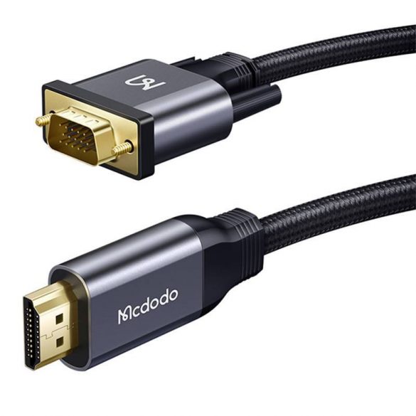 Mcdodo CA-7770 Adaptor HDMI-VGA, 2m (negru)