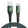 De la USB la USB-C Cablu LED Mcdodo Magnificence CA-7961, 1 m (verde)