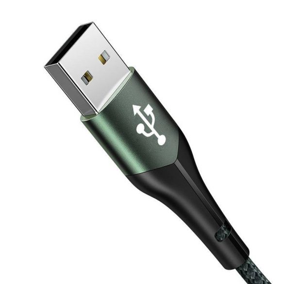 De la USB la USB-C Cablu LED Mcdodo Magnificence CA-7961, 1 m (verde)