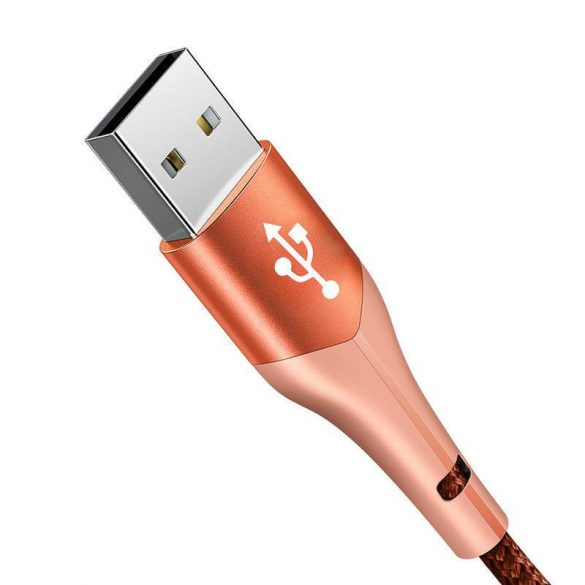 De la USB la USB-C Cablu LED Mcdodo Magnificence CA-7962, 1 m (portocaliu)