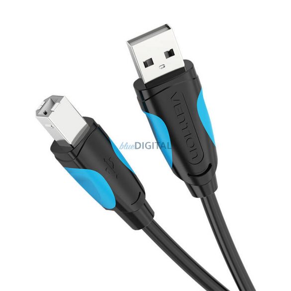 Cablu de imprimantă USB 2.0 A masculin către USB-B masculin Vention VAS-A16-B150 1,5 m PVC negru