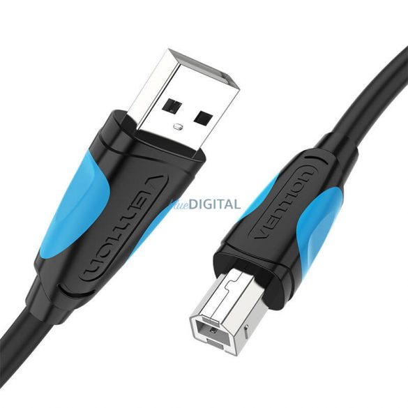 Cablu de imprimantă USB 2.0 A masculin către USB-B masculin Vention VAS-A16-B150 1,5 m PVC negru