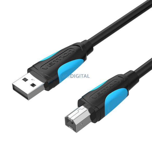 Cablu de imprimantă USB 2.0 A masculin către USB-B masculin Vention VAS-A16-B150 1,5 m PVC negru