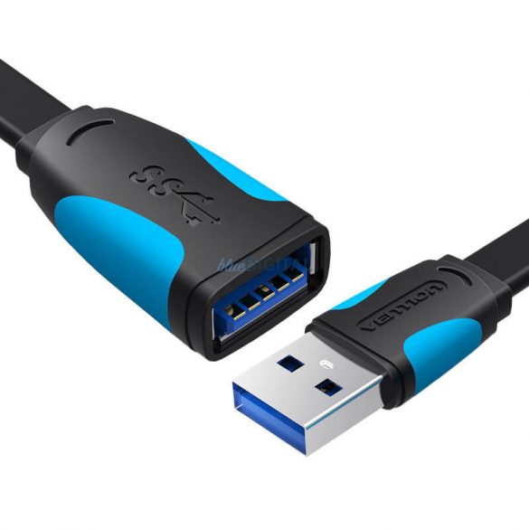 Extensie plată USB 3.0 Vention VAS-A13-B100 1m Negru