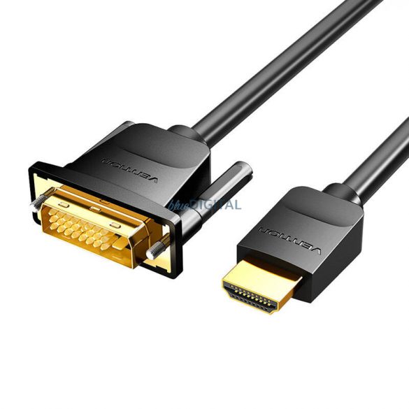 Cablu HDMI la DVI 1.5m Vention ABFBG (negru)