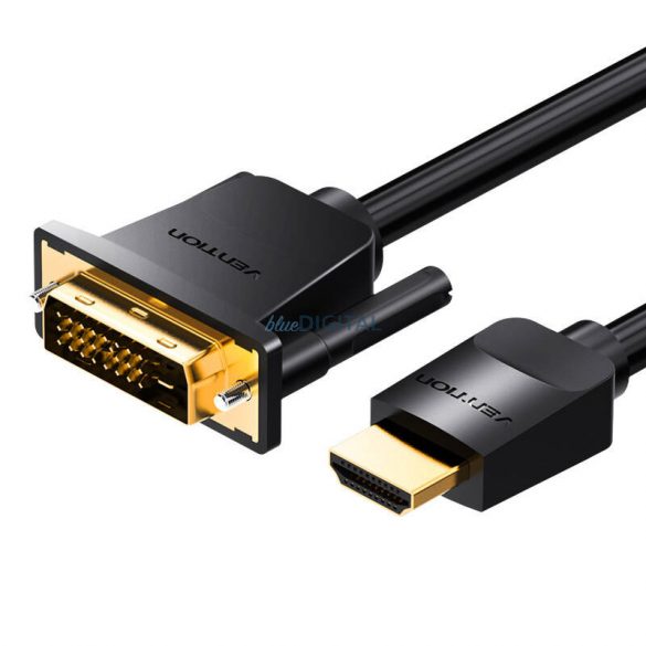 Cablu HDMI la DVI 2m Vention ABFBH (negru)