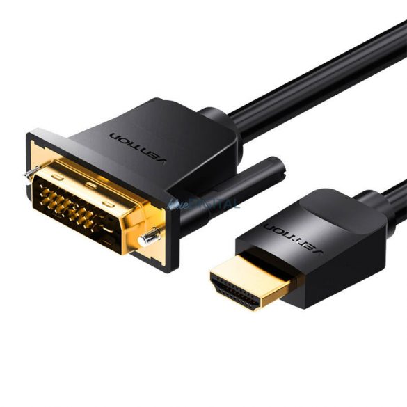 Cablu HDMI-DVI 5m Vention ABFBJ (negru)