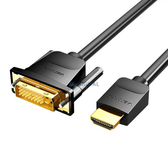 Cablu HDMI-DVI 5m Vention ABFBJ (negru)