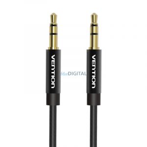 Cablu audio împletit de 3,5 mm 1m Vention BAGBF negru