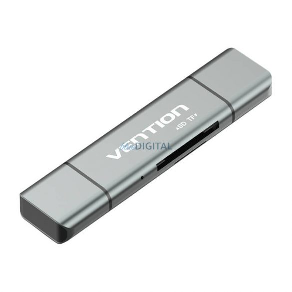 Vention CCJH0 Cititor de carduri multifuncțional USB2.0 gri