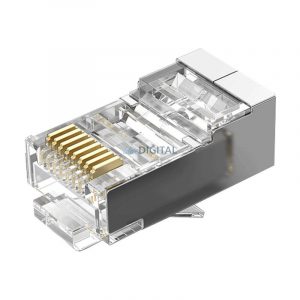 Conector FTP RJ45 modular Cat.5E Vention IDAR0-10 transparent 10 buc.