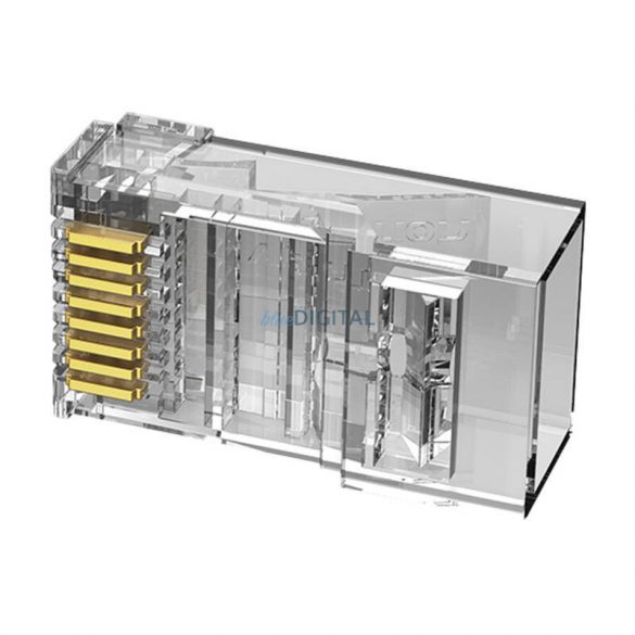 RJ45 modular Cat.5E UTP Vention IDBR0-100, transparent, la pachet de 100