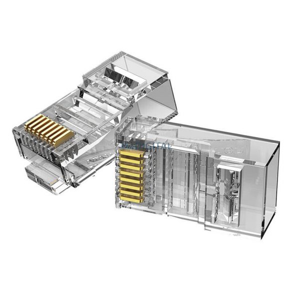 RJ45 modular Cat.5E UTP Vention IDBR0-100, transparent, la pachet de 100