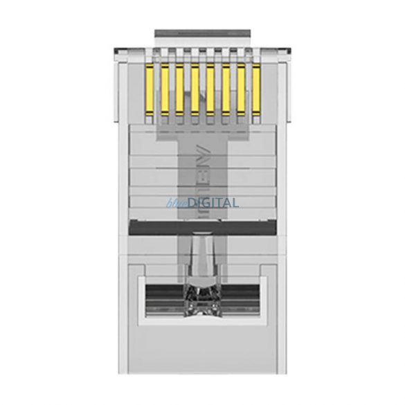 Conector modular RJ45 Cat.6 UTP Vention IDDR0-100 transparent 100 buc.