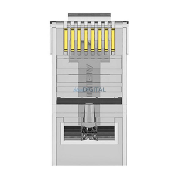 Conector modular RJ45 Cat.6 UTP Vention IDDR0-10 Transparent 10 buc.
