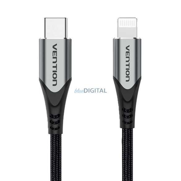 Cablu USB 2.0 si Lightning Vention TACHH 2m gri