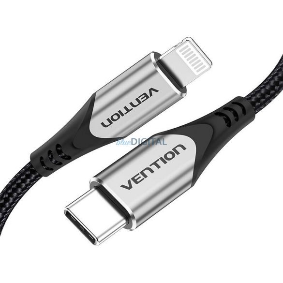 Cablu USB 2.0 si Lightning Vention TACHH 2m gri