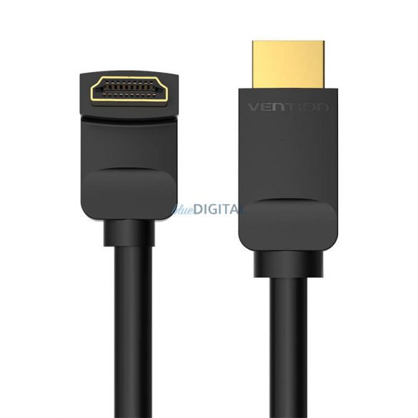 Cablu HDMI Vention AAQBG 1,5 m Unghi 270° (negru)