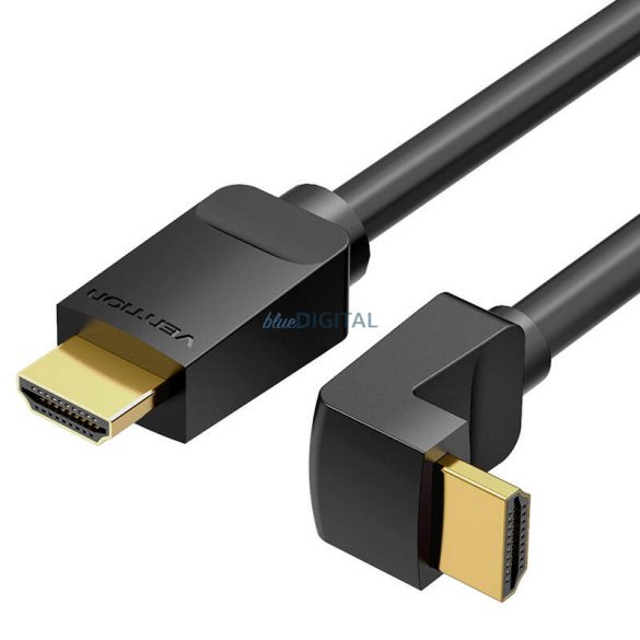 Cablu HDMI Vention AARBH 2m Unghi 90° (negru)