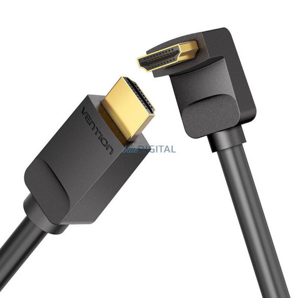 Cablu HDMI Vention AARBH 2m Unghi 90° (negru)