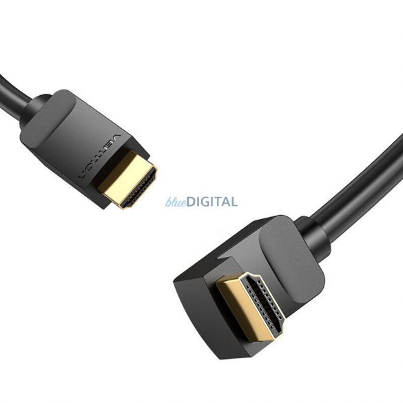 Cablu HDMI Vention AARBH 2m Unghi 90° (negru)