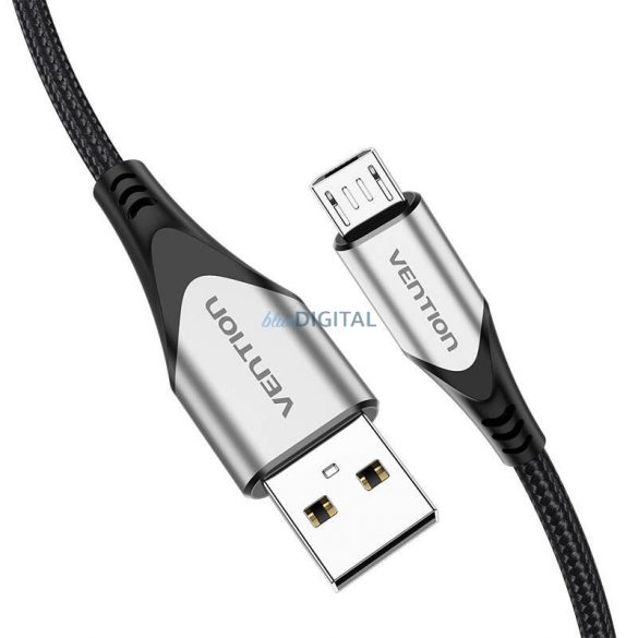 Cablu USB 2.0 A - Micro-B 3A 0,5m Vention COAHD gri