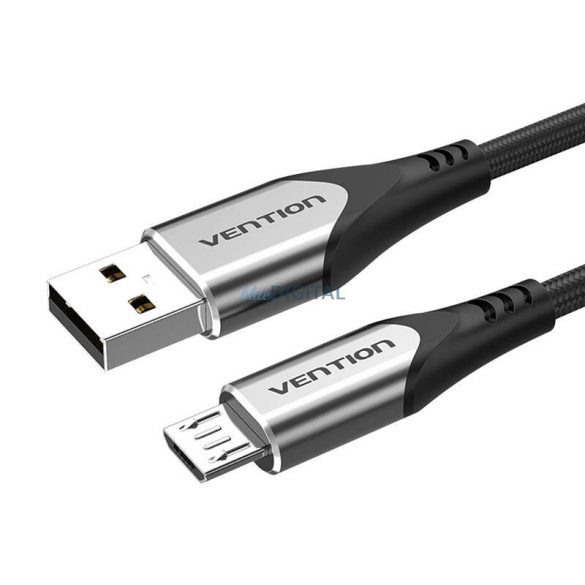 Cablu USB 2.0 A - Micro-B 3A 3m Vention COAHI gri