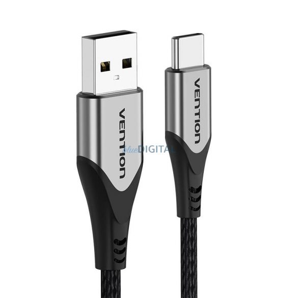 Cablu USB 2.0 A - USB-C 3A Vention CODHF 1m gri