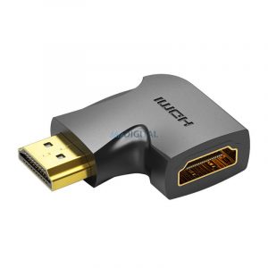 Adaptor HDMI 90 de grade Vention 4K 60Hz, AIOB0-2 (negru) 2 buc