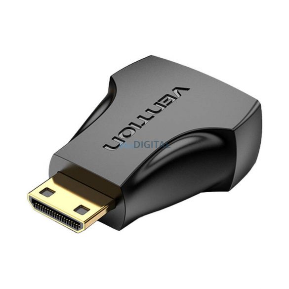 Mama HDMI la tata Mini HDMI Adaptor Vention AISB0 (Negru)