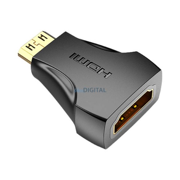 Mama HDMI la tata Mini HDMI Adaptor Vention AISB0 (Negru)