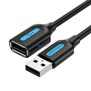 Cablu prelungitor USB 2.0 tată-intern Vention CBIBD 0,5m PVC negru