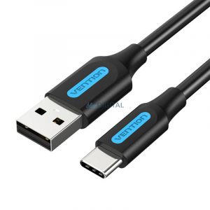 Cablu de încărcare USB 2.0 USB-C Vention COKBF 1m (negru)